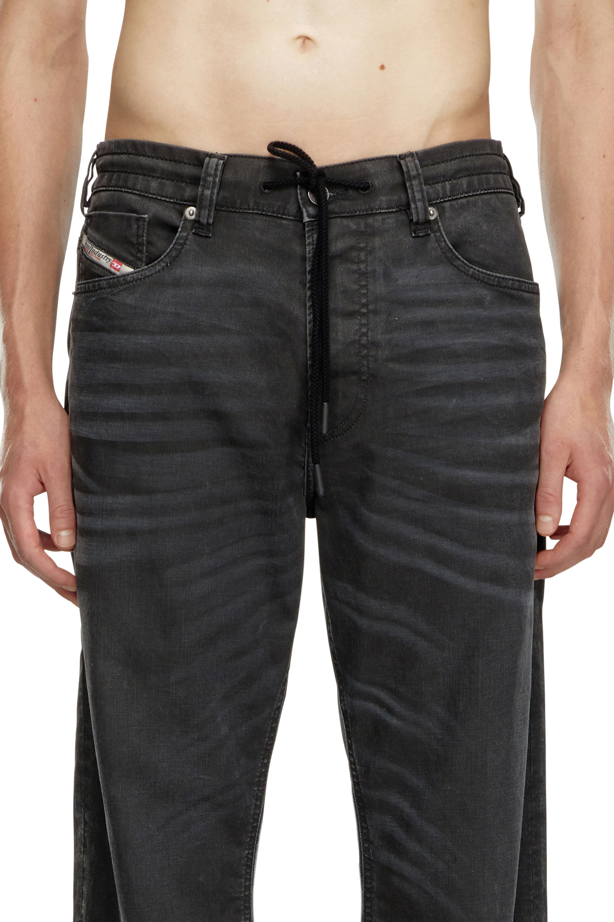 Diesel - Herren Relaxed 2080 D-Reel Joggjeans® 09J75, Schwarz/Dunkelgrau - 5