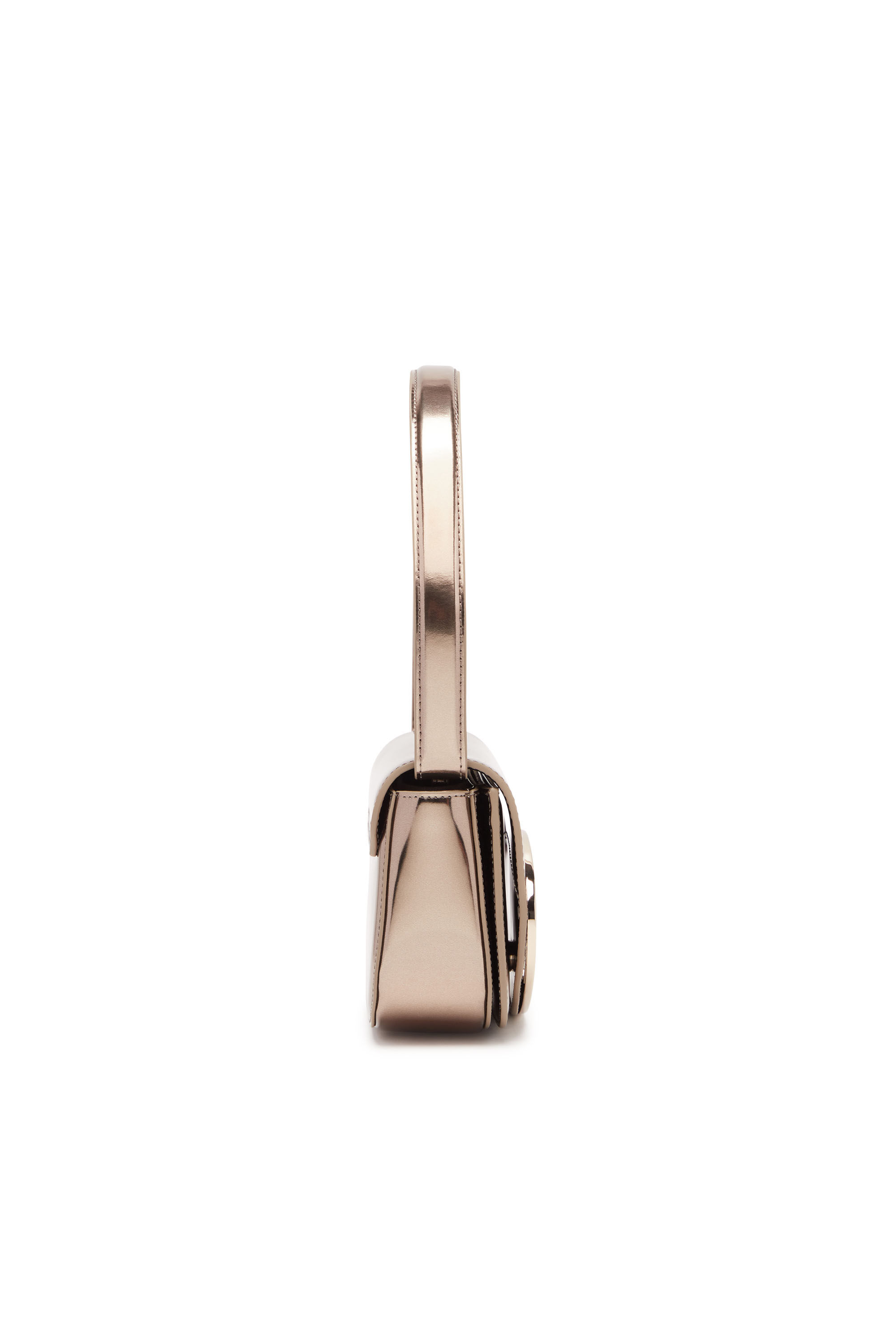 Diesel - 1DR, Damen 1DR-Ikonische Schultertasche aus Spiegel-Leder in Bronze - 4