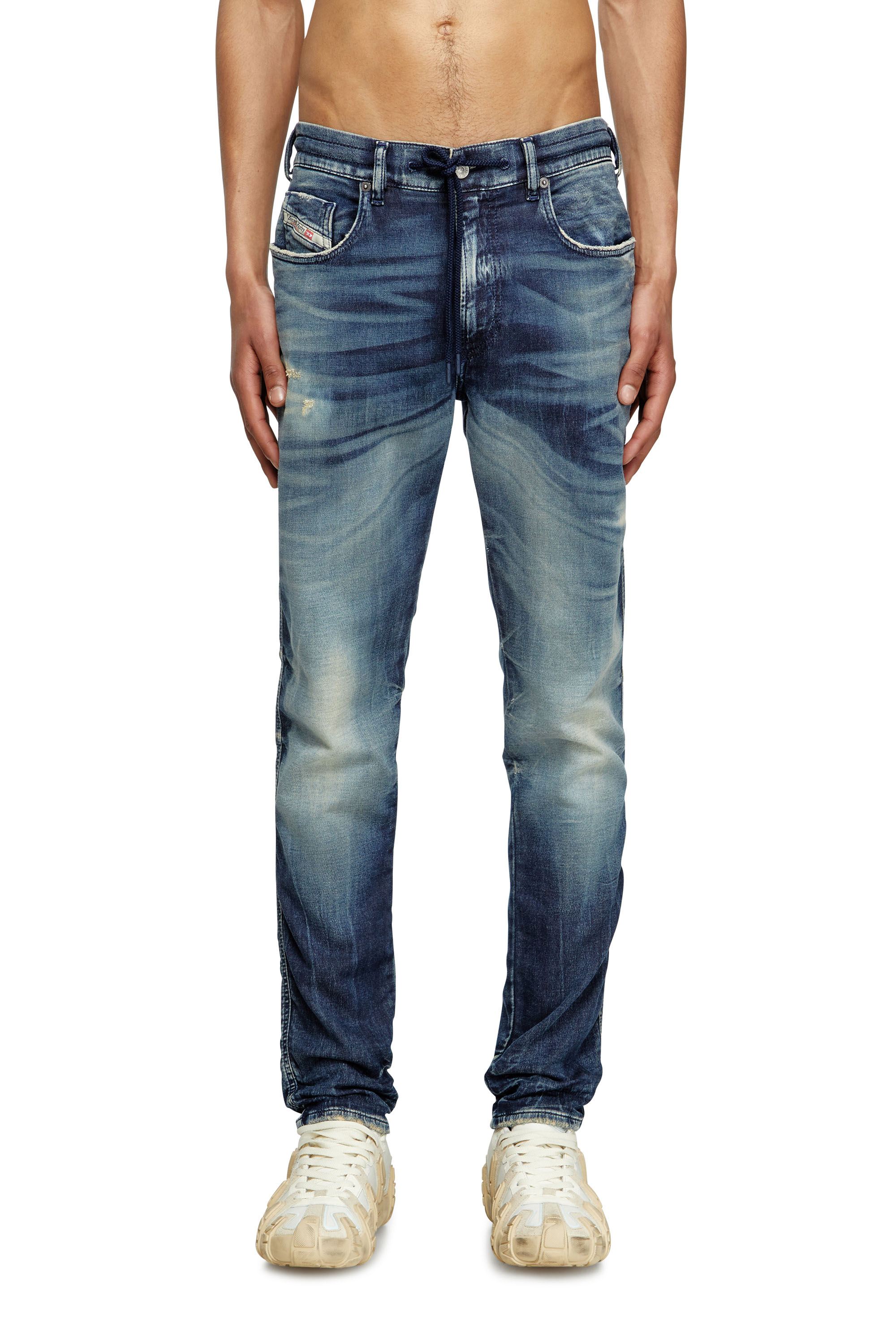 Diesel - Herren Slim 2062 D-Strukt Joggjeans® 068RZ, Dunkelblau - 1