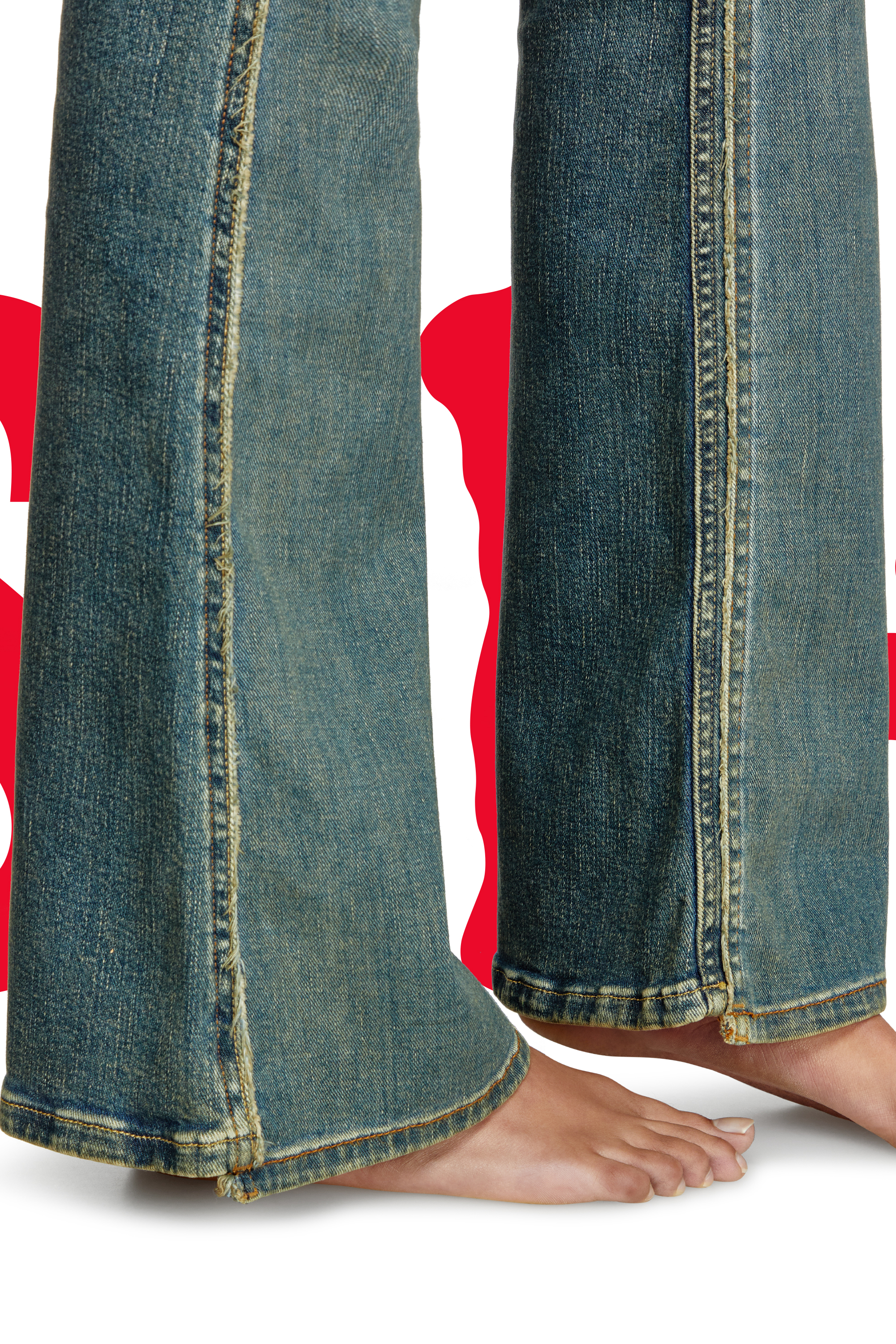 Diesel - Damen Regular Jeans Dieseloves 01 09N01, Dunkelblau - 4