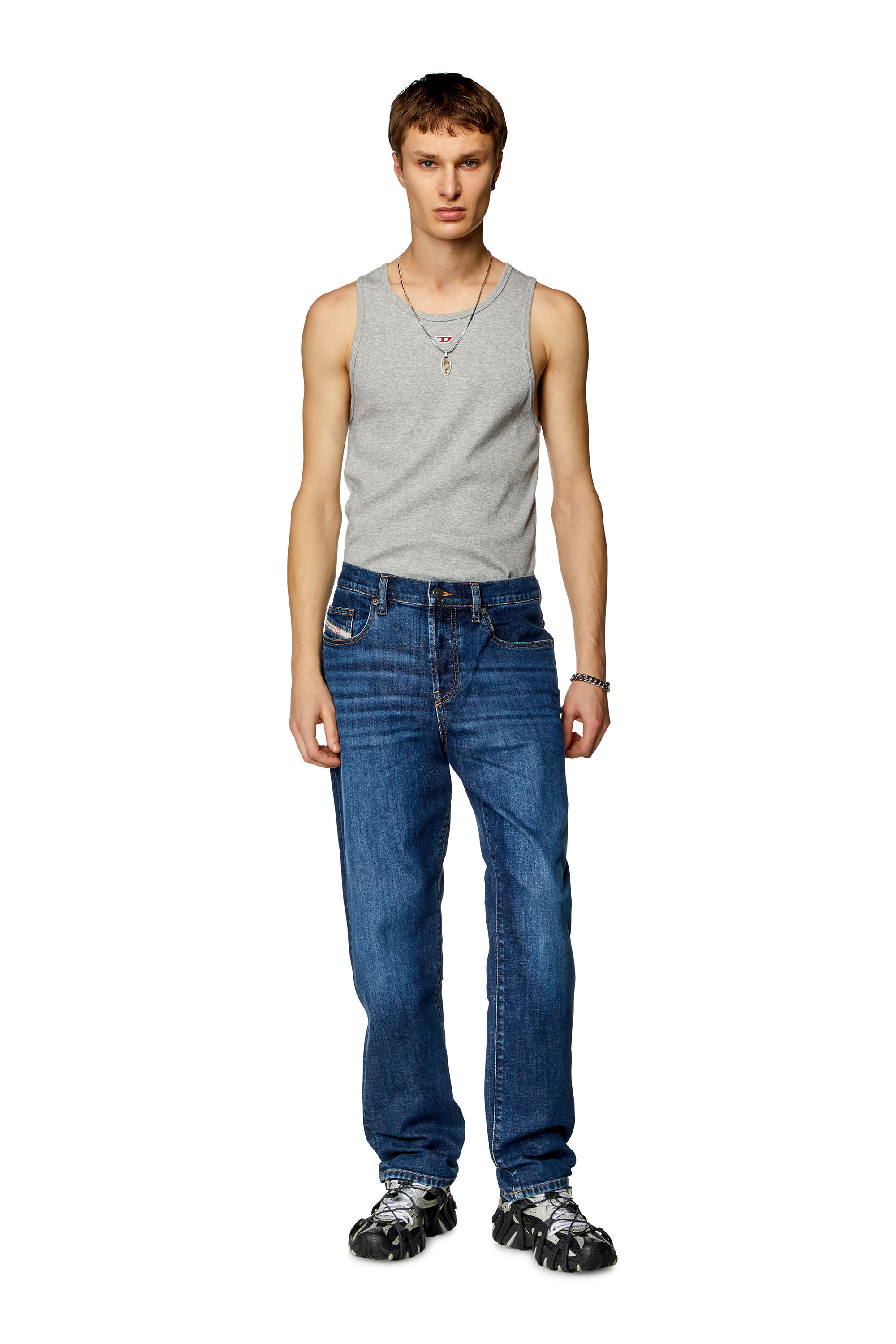Diesel - Herren Regular Jeans 2020 D-Viker 0PFAZ, Dunkelblau - 2