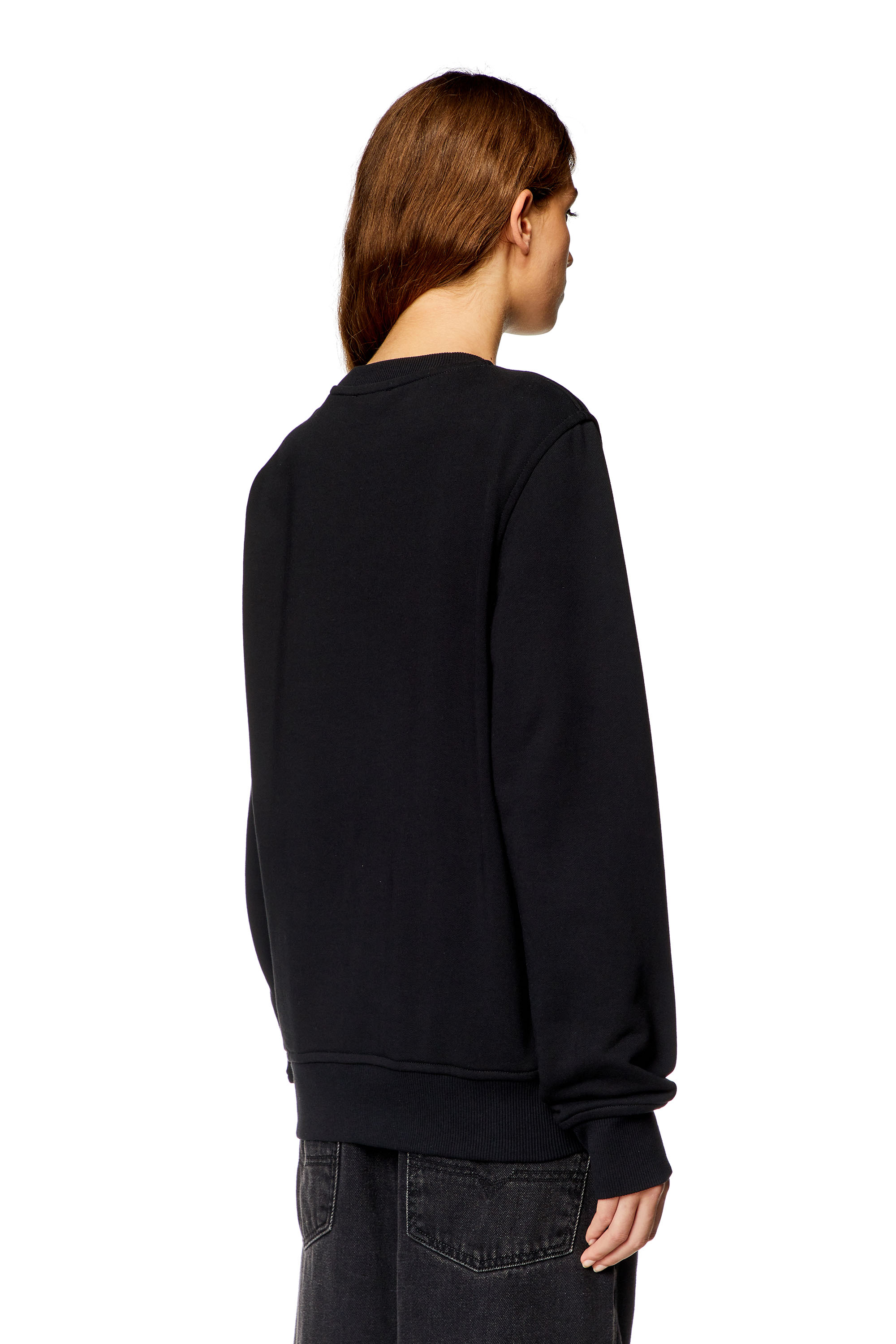 Diesel - S-GINN-D, Damen Sweatshirt mit D-Logo in Schwarz - 4