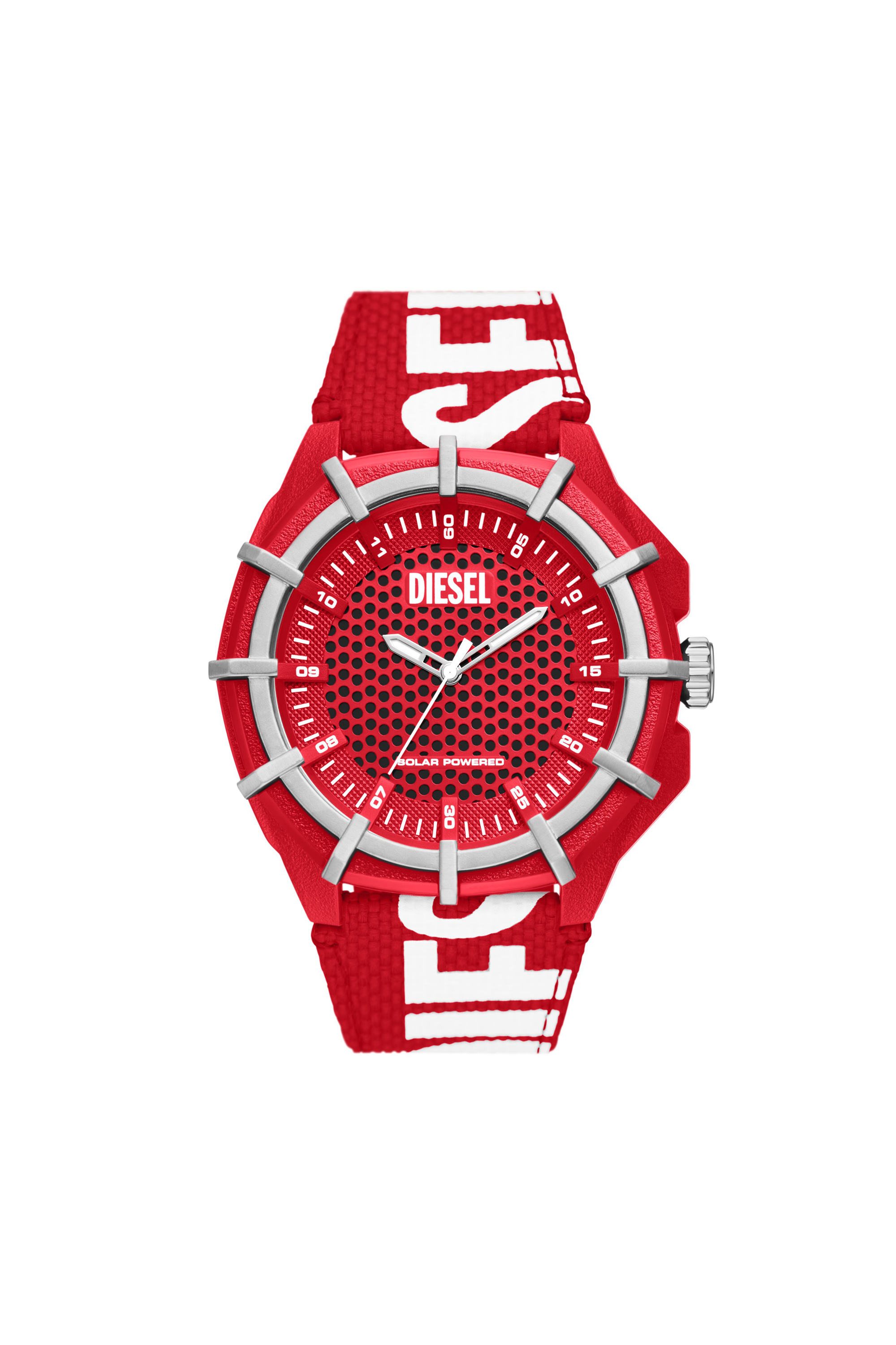 Diesel - DZ4621, Herren Framed rotem Chronograph in Rot/Weiß - 1