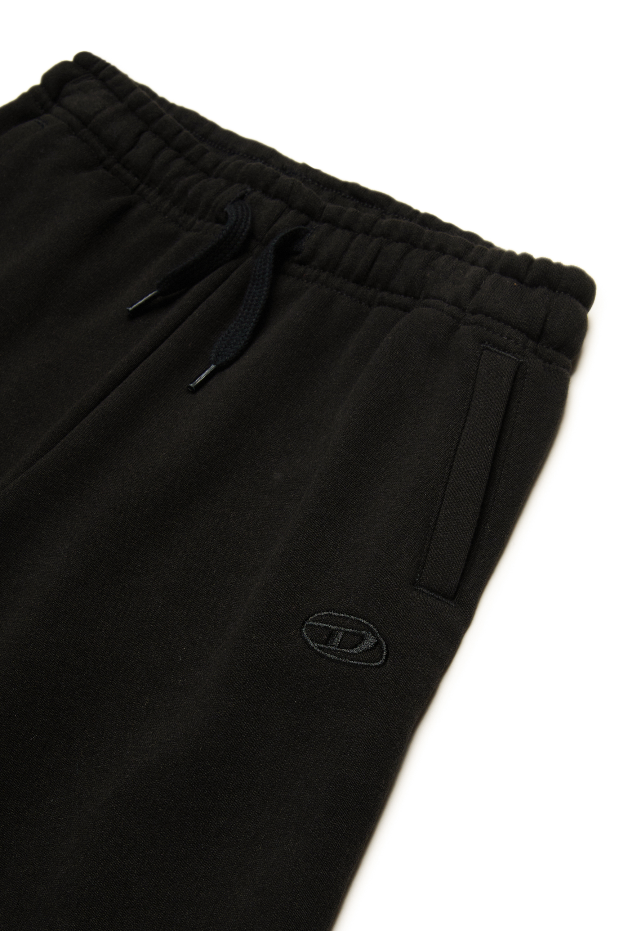 Diesel - PBETTYMEGOVALD, Herren Sweatshorts mit Oval D-Stickerei in Schwarz - 3