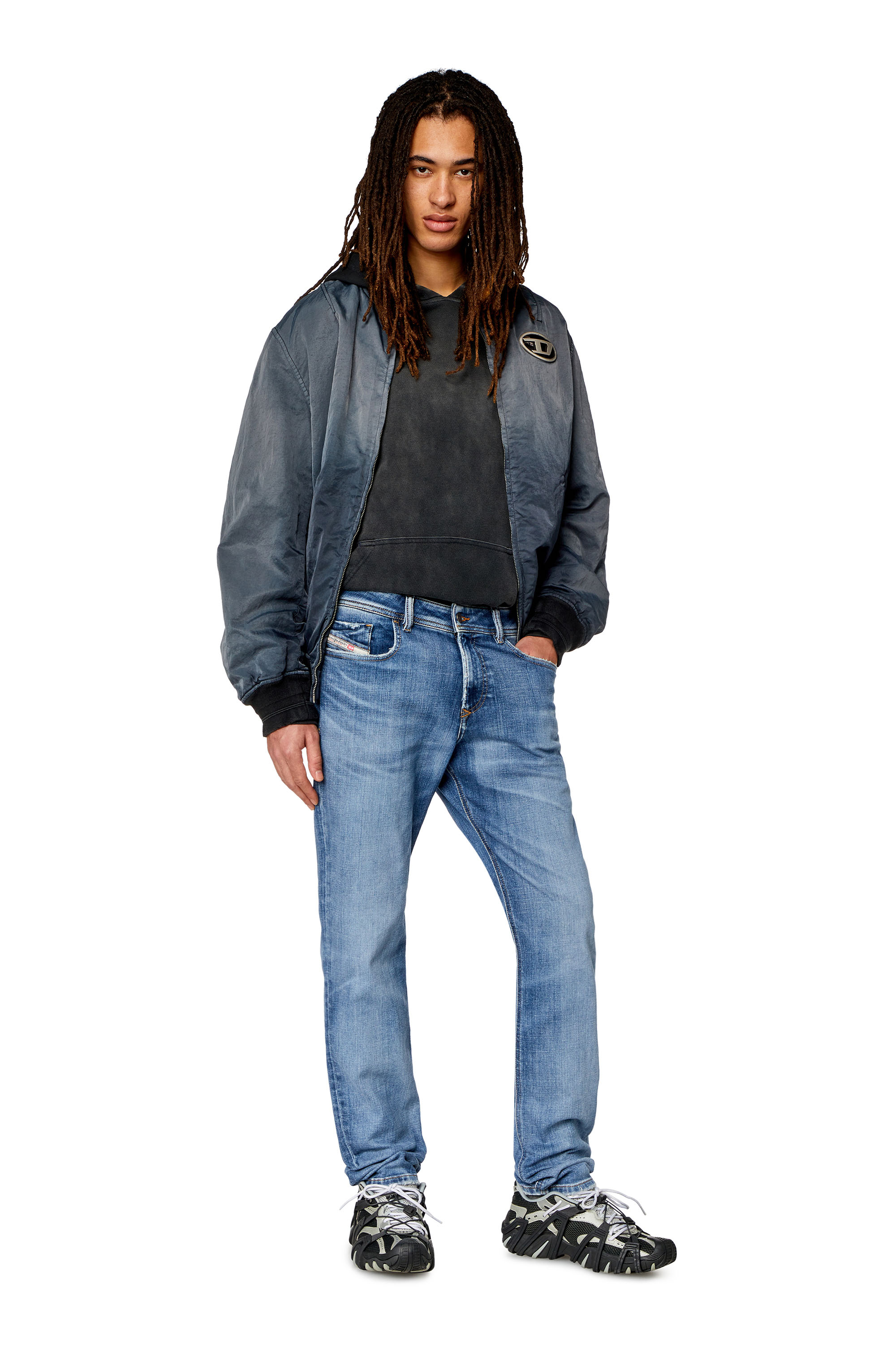 Diesel - Herren Skinny Jeans 1979 Sleenker 09H68, Mittelblau - 2