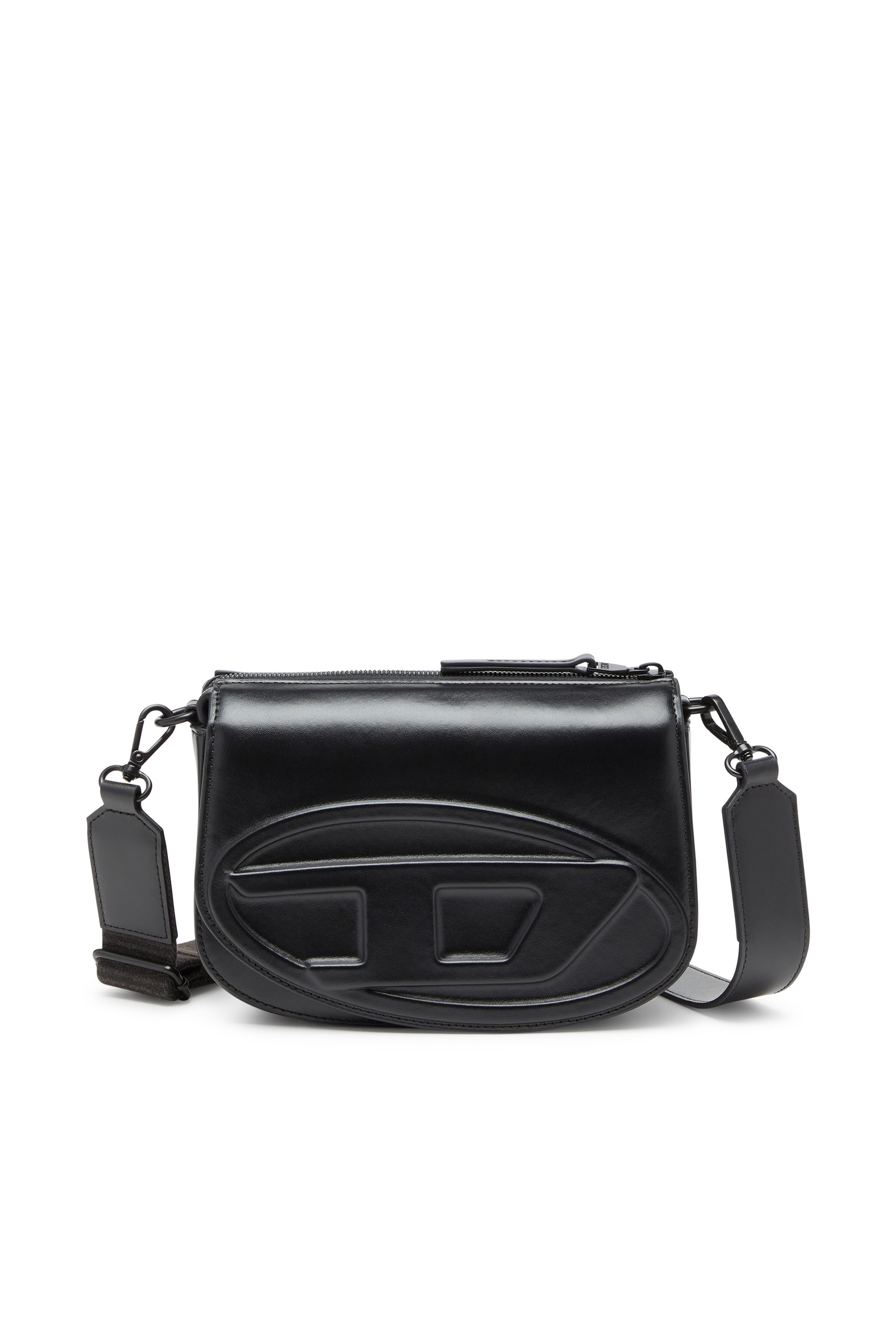 Diesel - 1DR CAMERA BAG, Unisex 1DR-Camera Bag aus hochwertigem Leder in Schwarz - 2