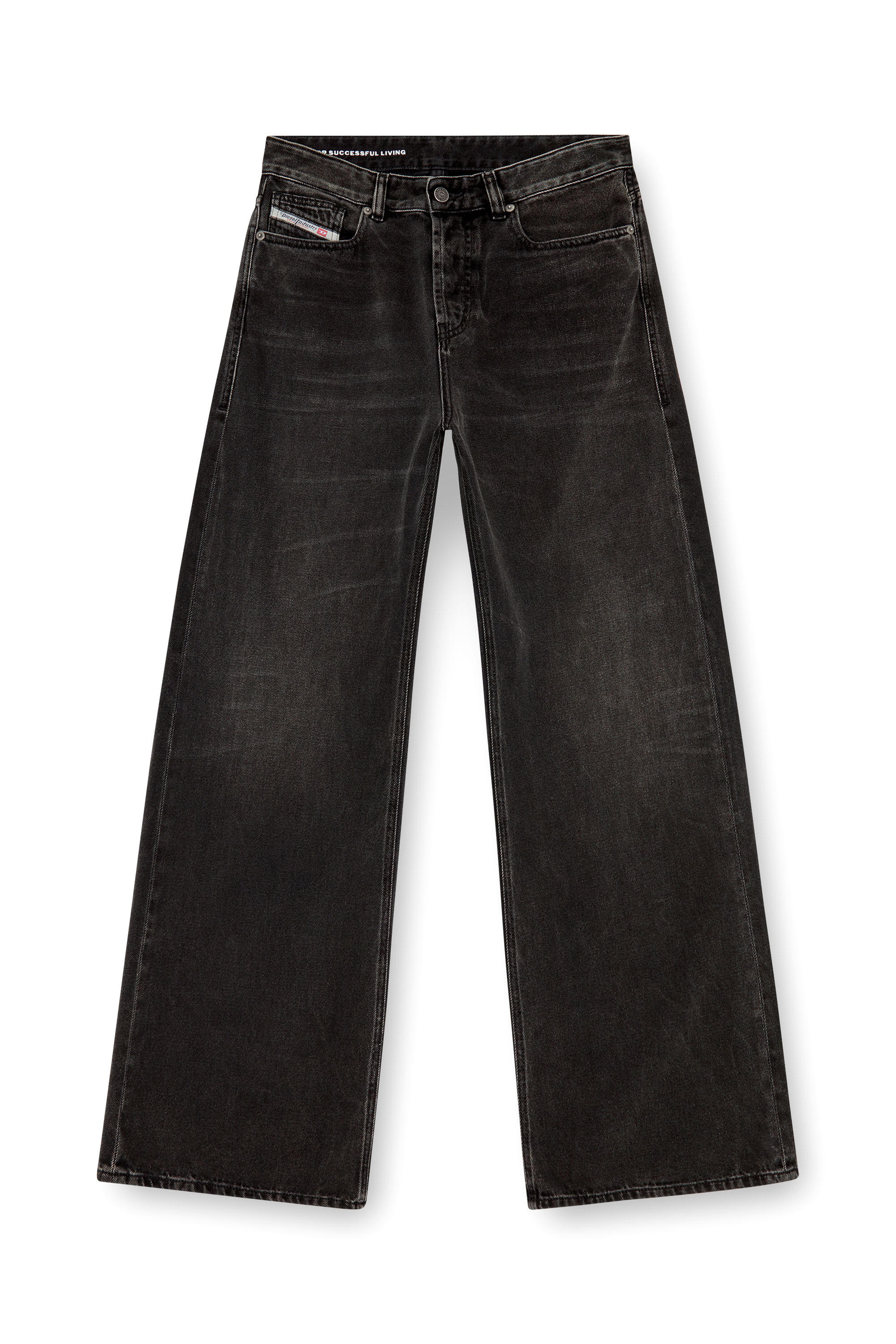 Diesel - Damen Relaxed Jeans 1996 D-Sire 09J96, Schwarz/Dunkelgrau - 3