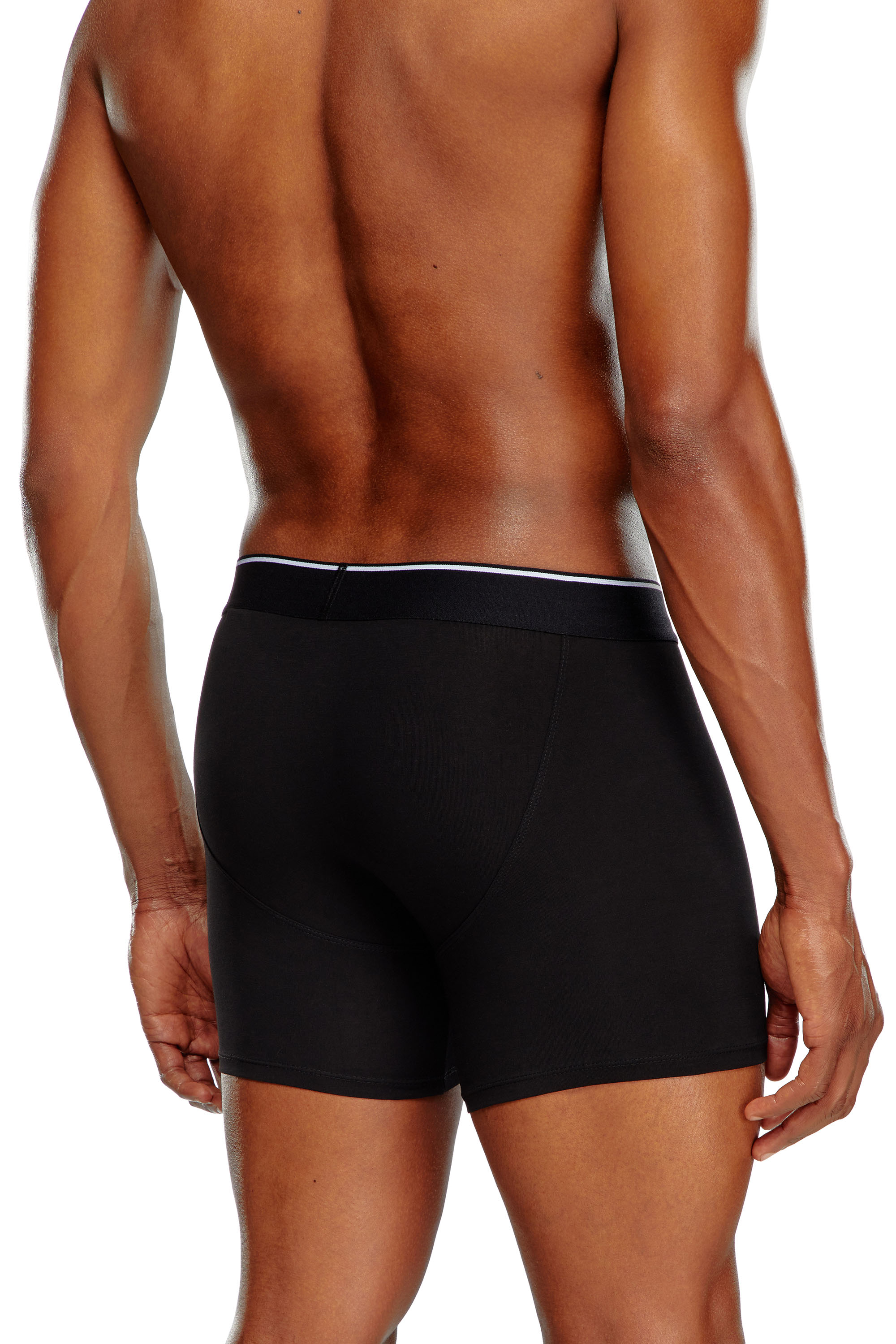 Diesel - UMBX-SEBASTIANTHREEPAC, Herren Einfarbige, lange Retropants im Dreierpack in Schwarz - 4