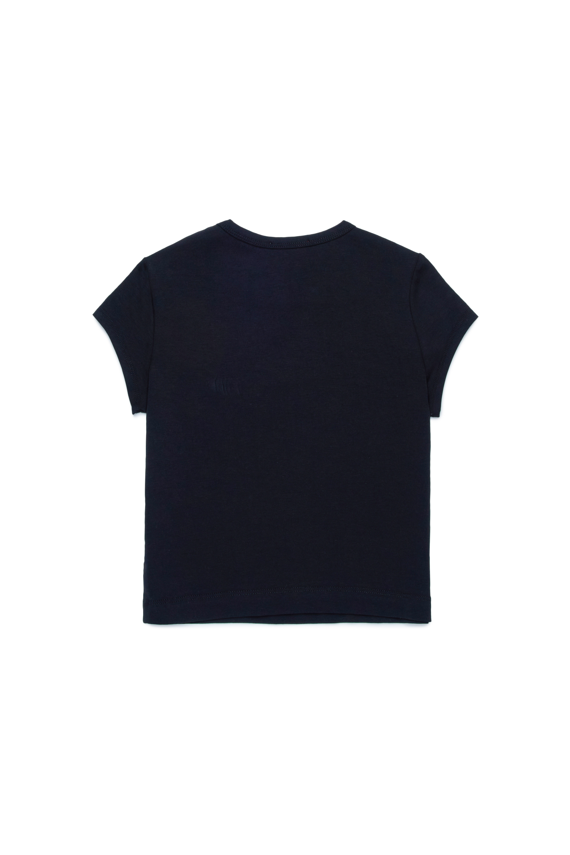Diesel - TANGIE, Damen T-Shirt mit Cutout-Oval D in Schwarz - 2