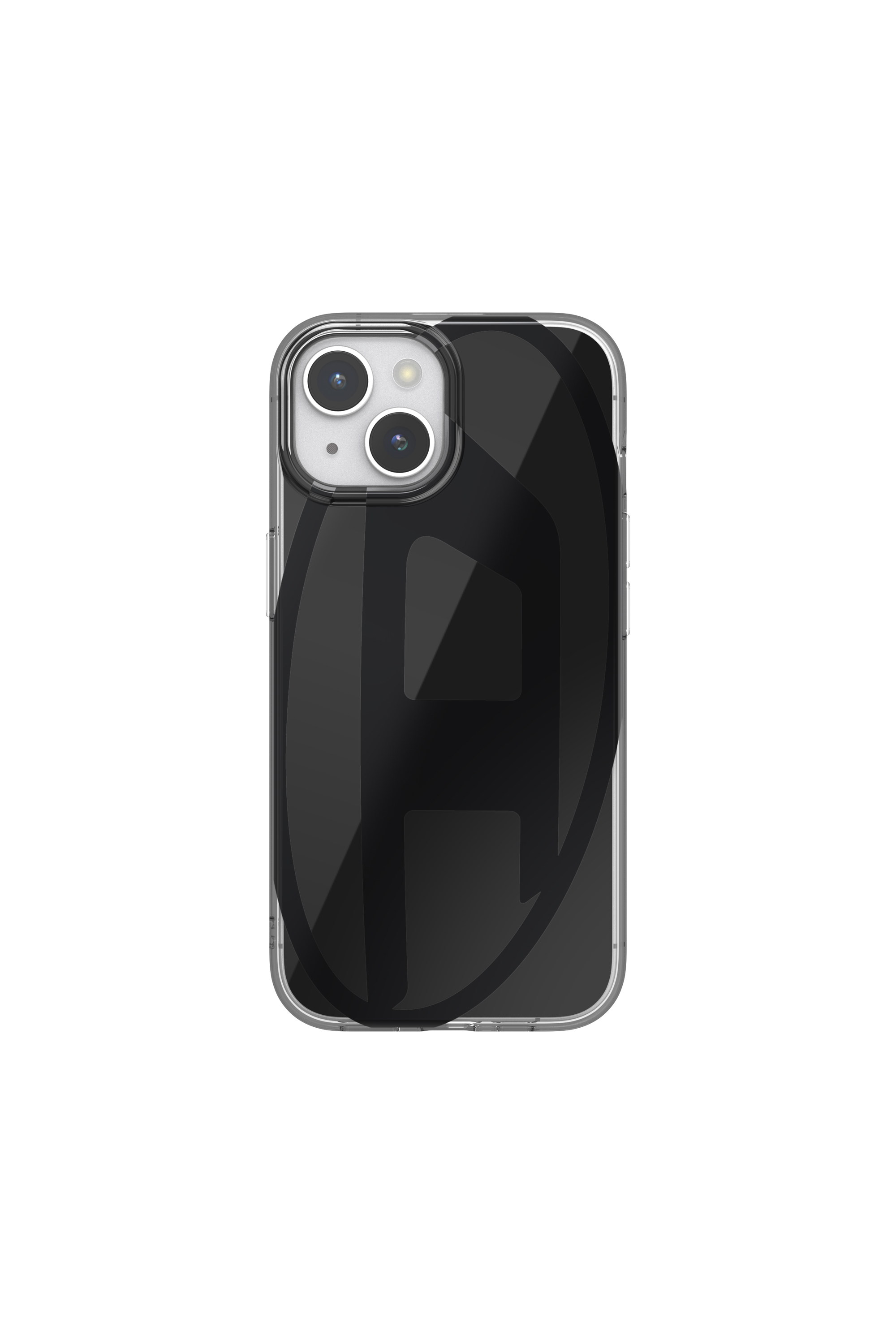 Diesel - 60039 AOP CASE, Unisex Oval D Case für iP 15 in Schwarz - 2