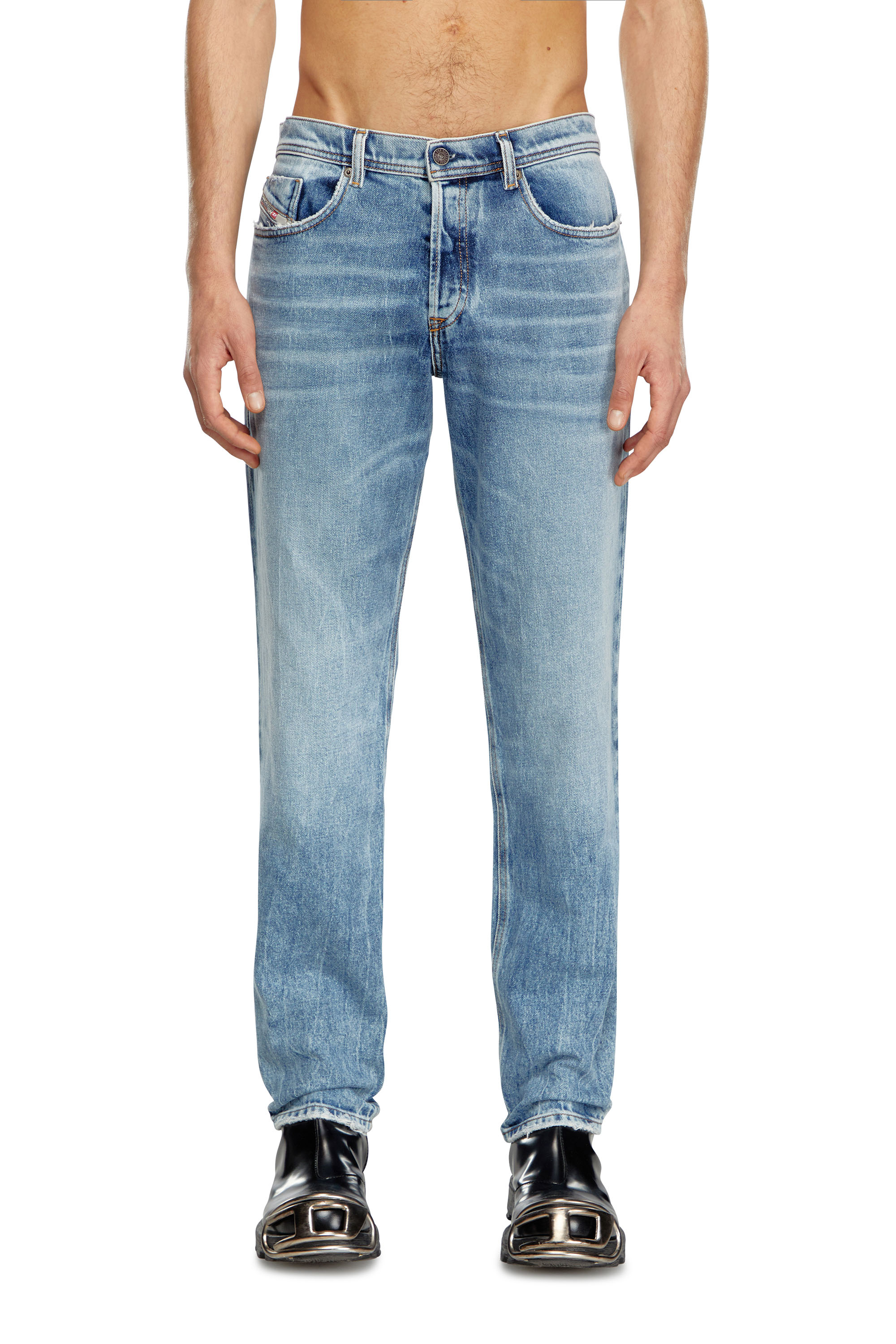 Diesel - Herren Regular Jeans 2023 D-Finitive 09J54, Mittelblau - 2