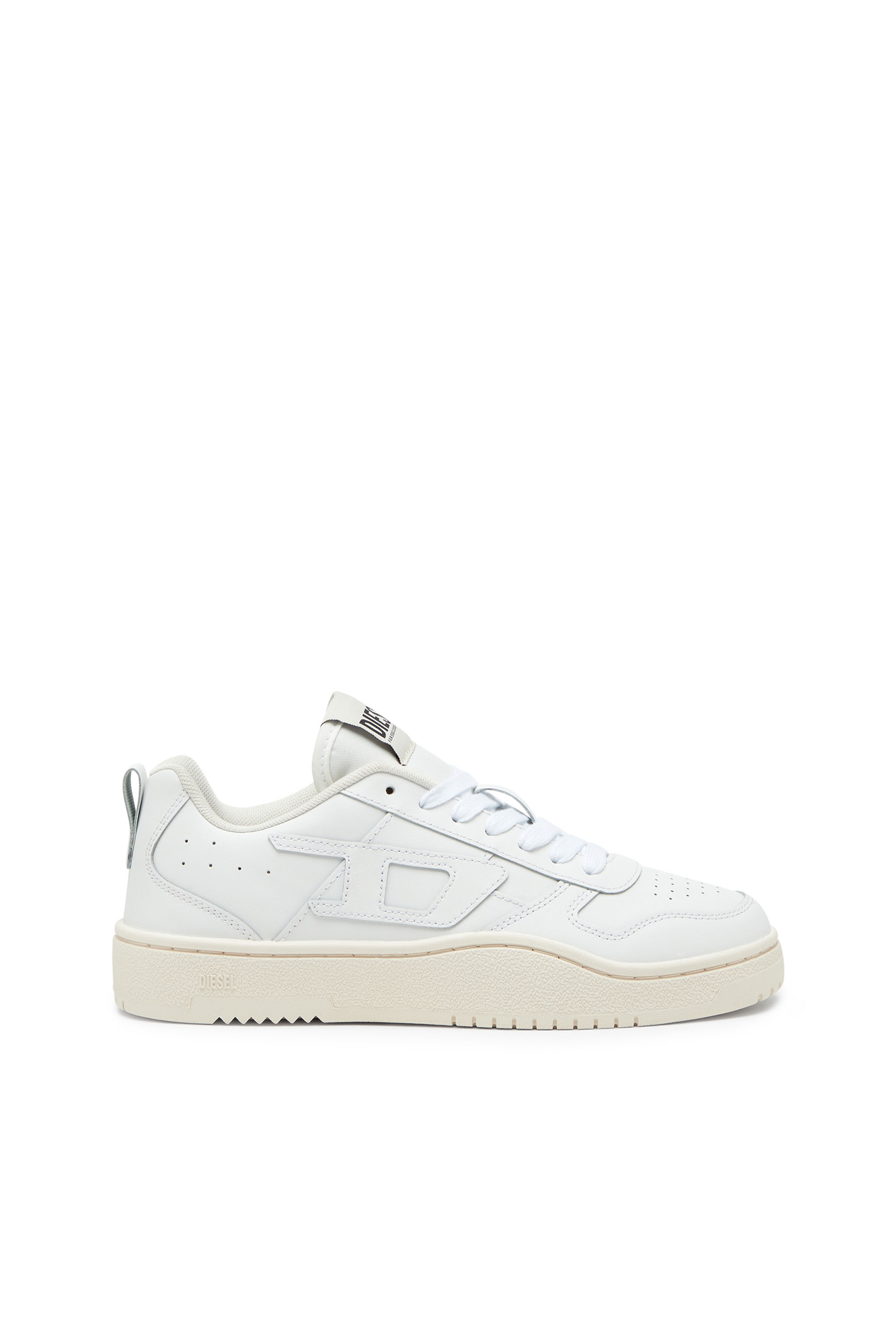 Diesel - S-UKIYO V2 LOW, Herren S-Ukiyo Low-Low Top-Sneakers aus Leder und Nylon in Weiß - 1