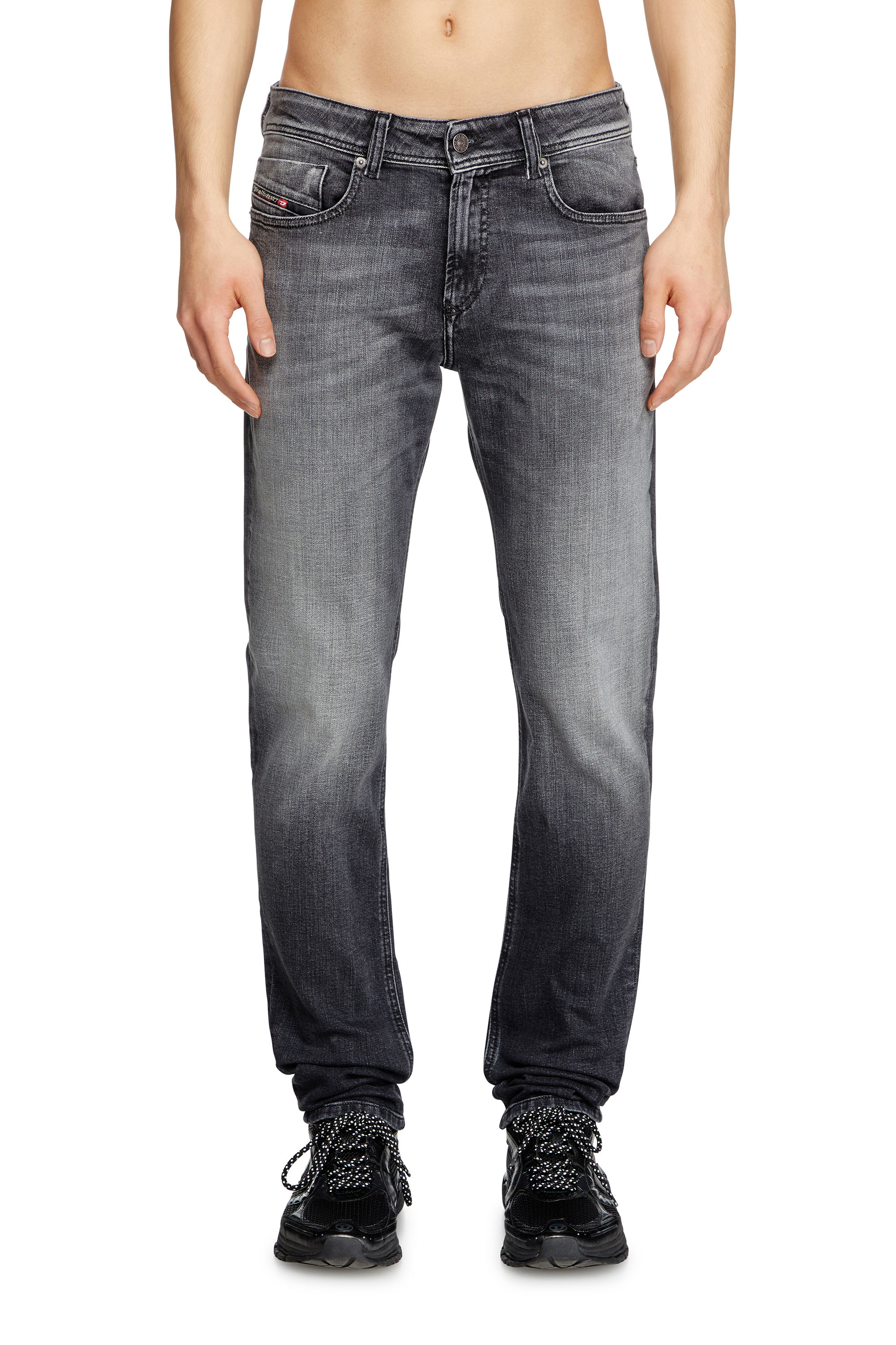 Diesel - Herren Skinny Jeans 1979 Sleenker 09L01, Schwarz/Dunkelgrau - 2