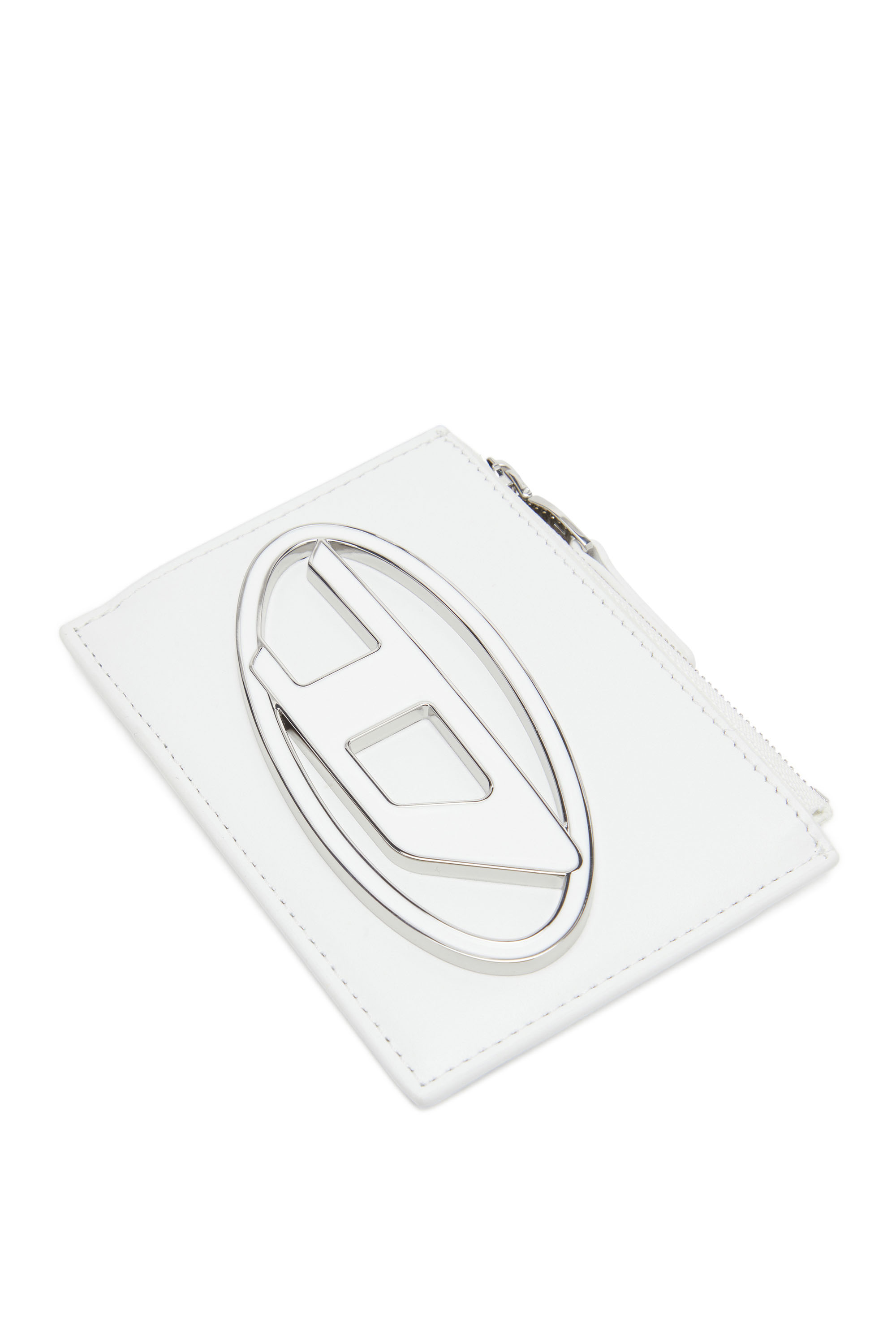 Diesel - 1DR CARD HOLDER I, Damen Kartenetui aus Leder in Weiß - 4